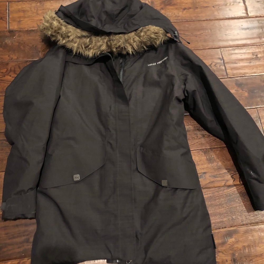 Helly Hansen ski jacket size medium grey women’s